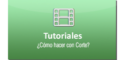 Tutoriales: ¿Cómo hacer con Corte?
